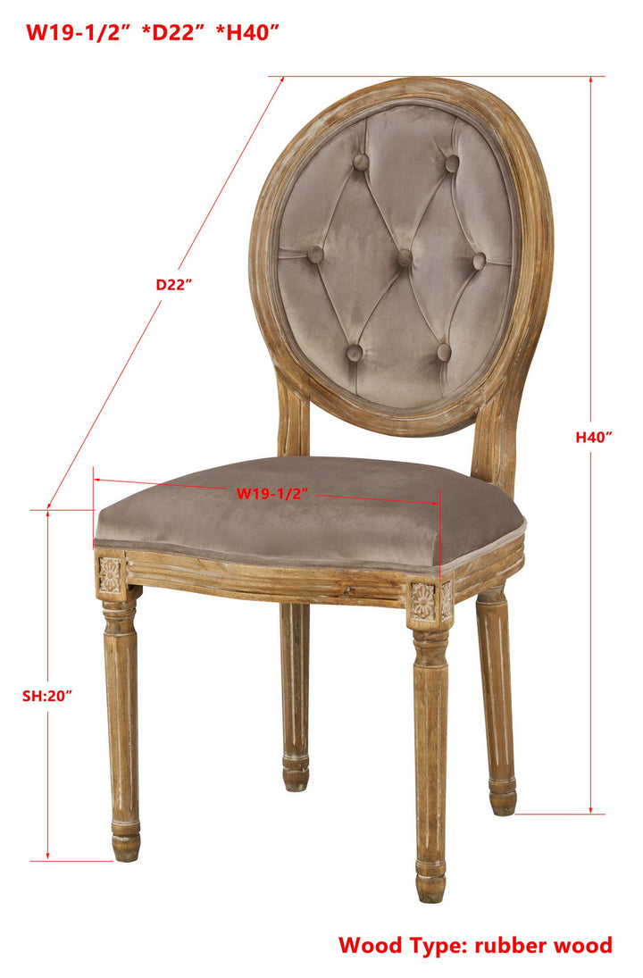 -Meg Tufted Side Chair