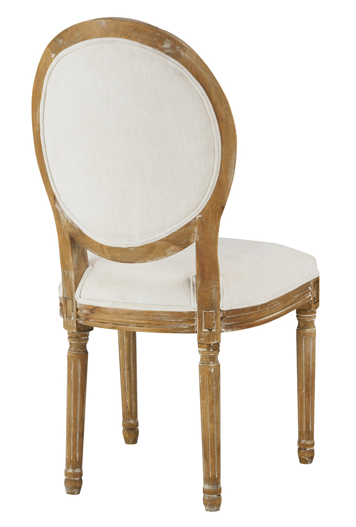 -Meg Tufted Side Chair (Washable White)