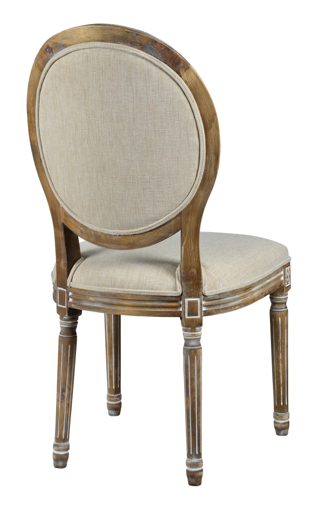 -Meg Tufted Side Chair (French Linen)