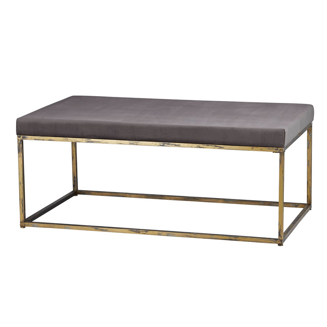 -MILEY OTTOMAN (BROWNSTONE)