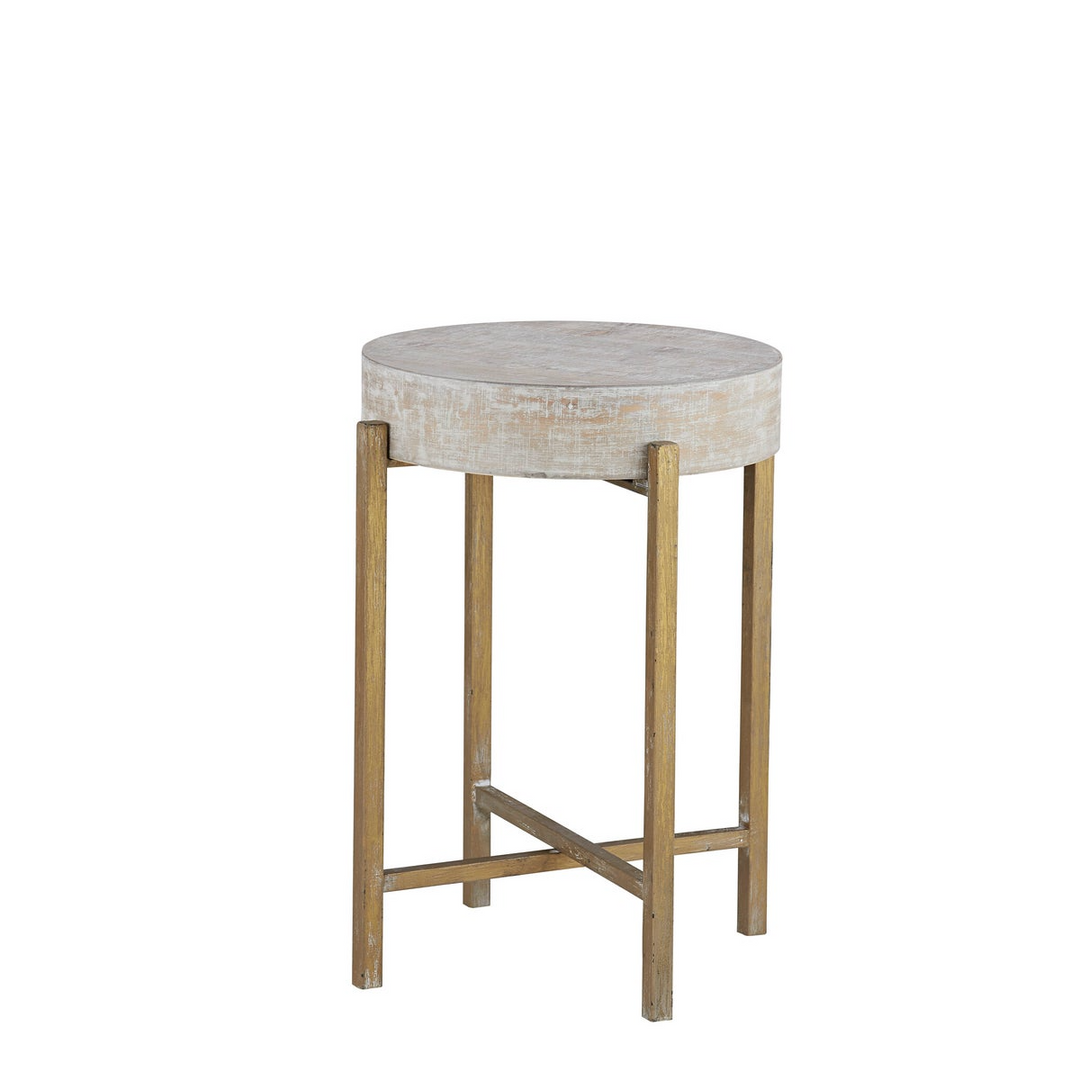 Collin Accent Table (White)