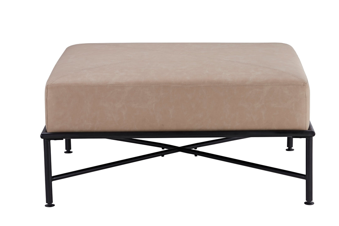 -TRACE OTTOMAN (MUSHROOM PU)