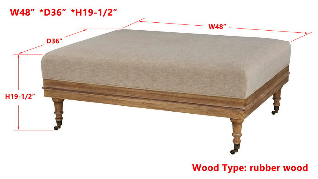 -Beckett Ottoman