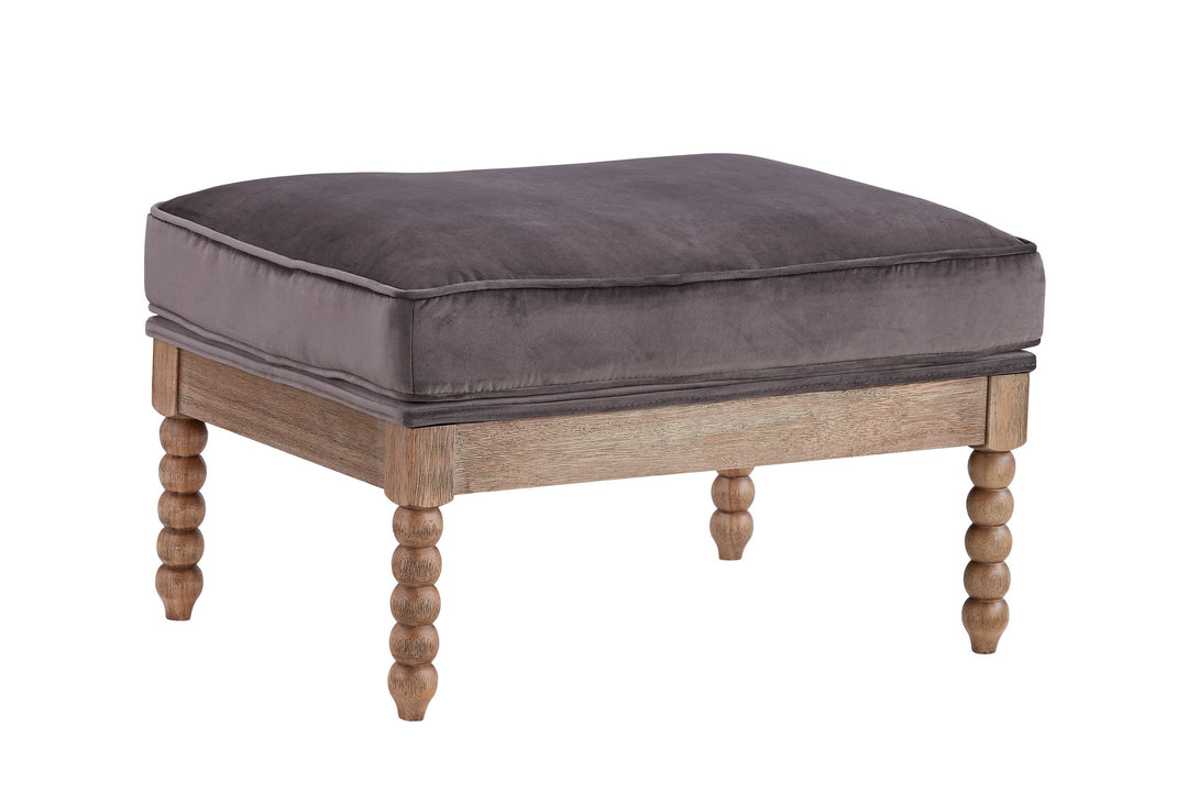 -WILLOW OTTOMAN (BROWNSTONE)