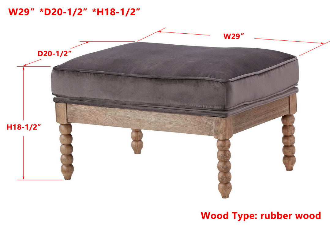 -Willow Ottoman