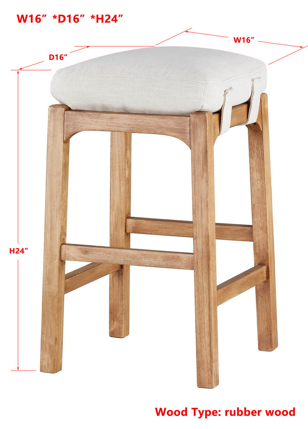 Everett 24'' Stool