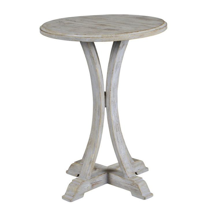 Zach Side Table (Cottage White)