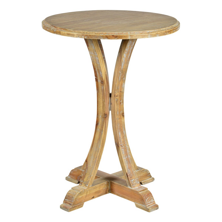 Zach Side Table (Medium Brown Wash)