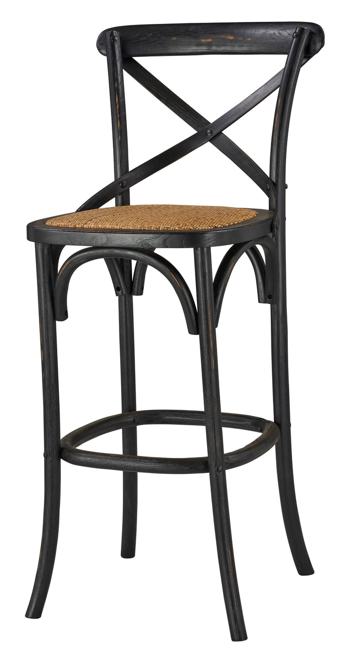 -Bennett X-Back Stool 30'' (Black)