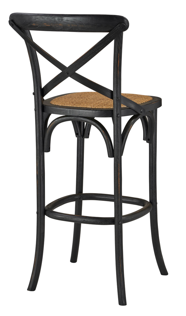 -Bennett X-Back Stool 30'' (Black)