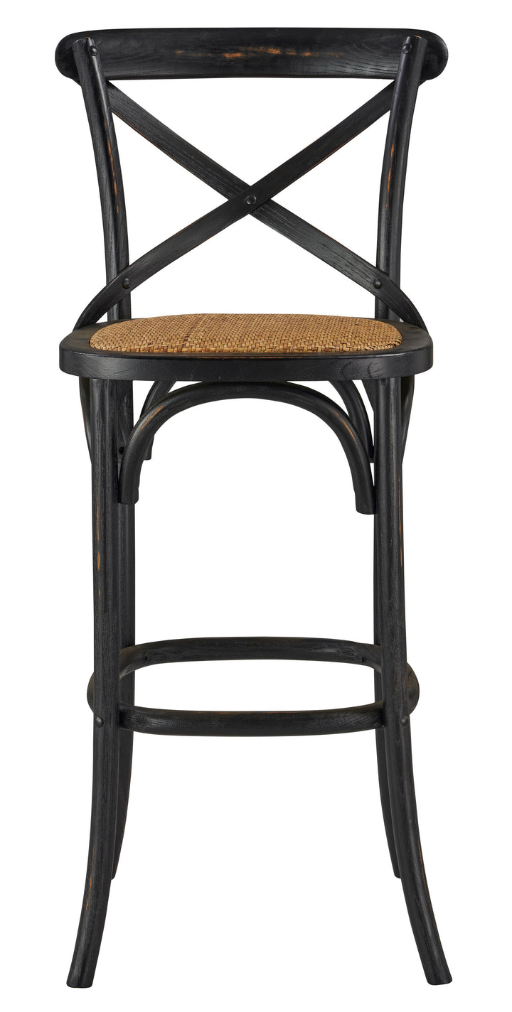 -Bennett X-Back Stool 30'' (Black)