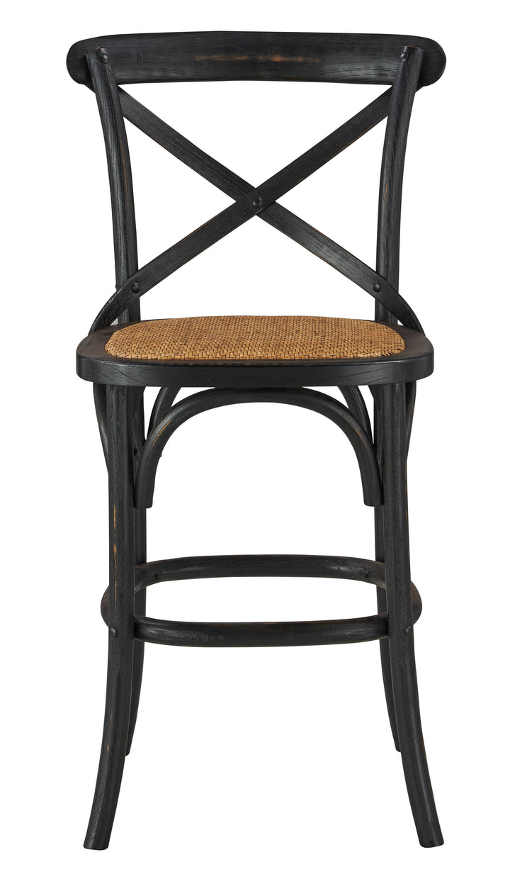 -Bennett X-Back Stool 24'' (Black)