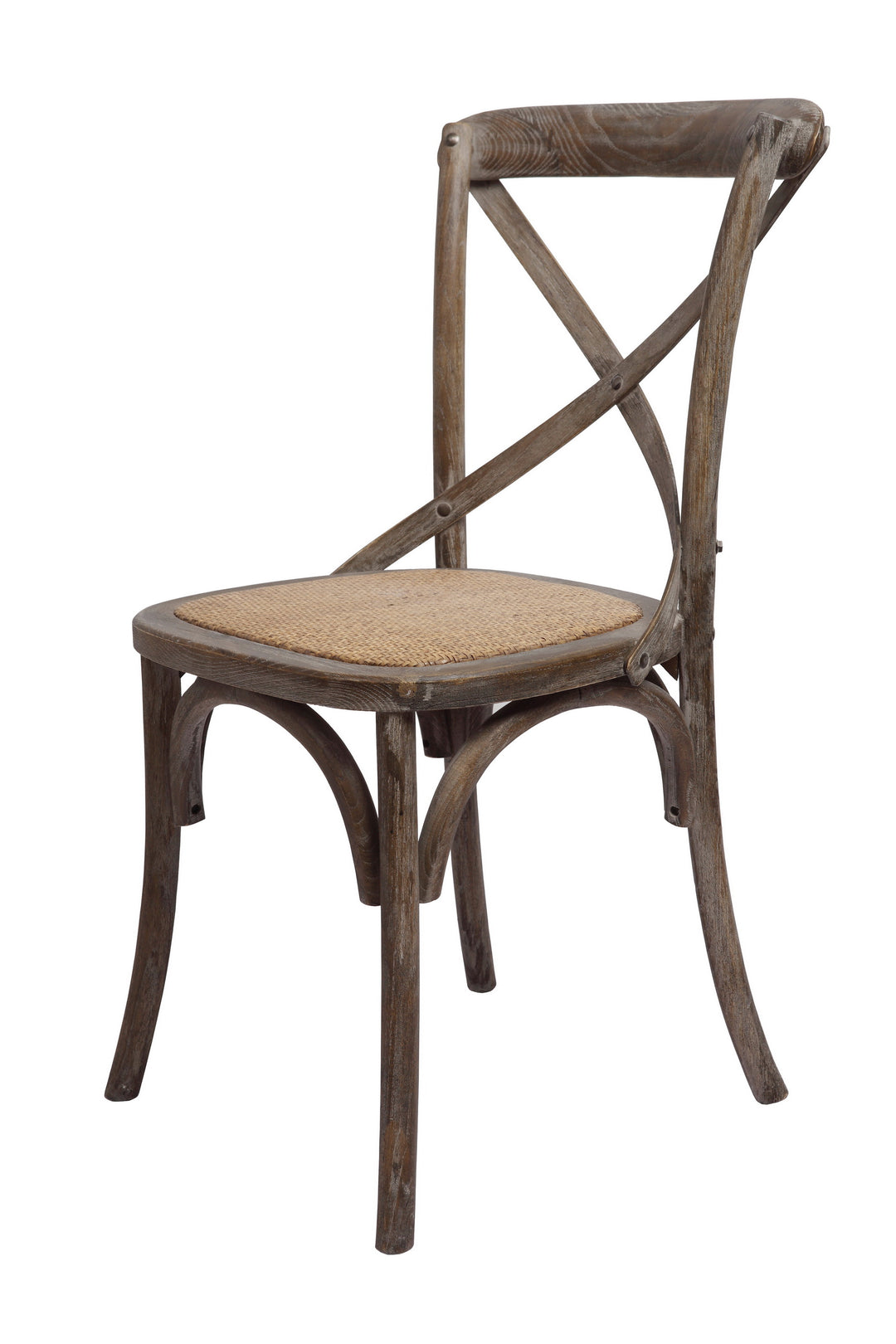 -Brody X-Back Side Chair (Brown Wash)