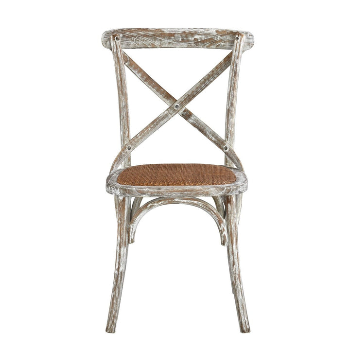 -Brody X-Back Side Chair (Washed White)