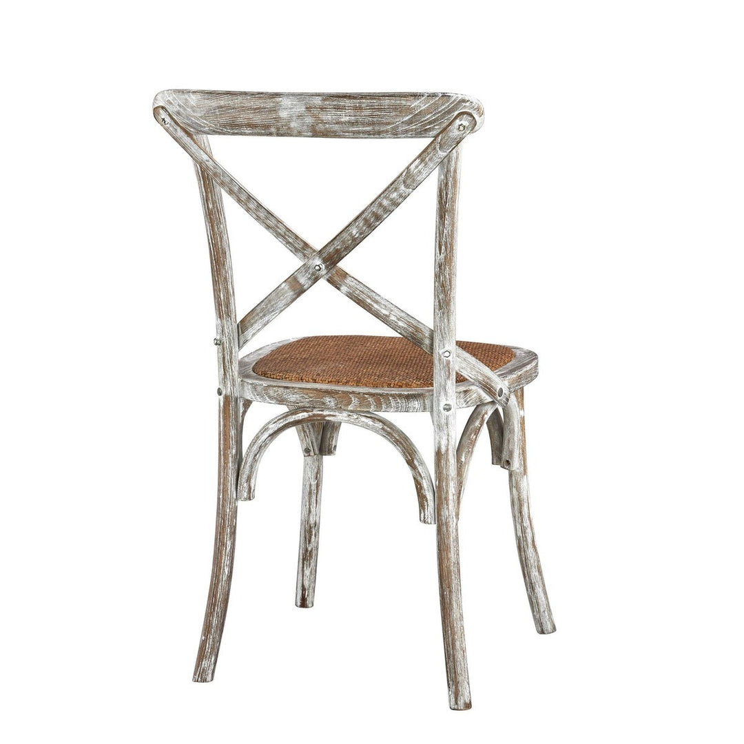 -Brody X-Back Side Chair (Washed White)