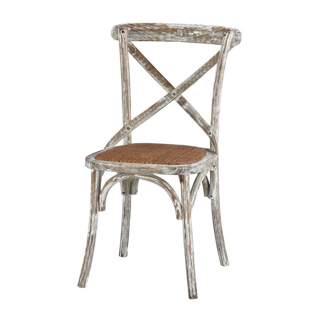 -Brody X-Back Side Chair (Washed White)