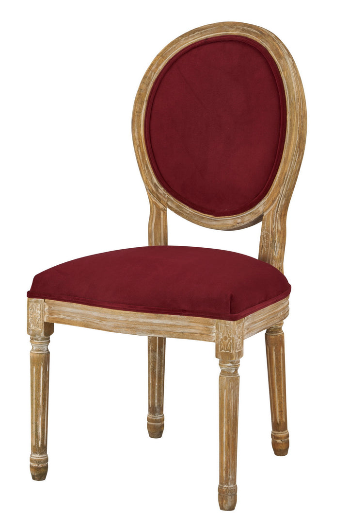 -*Round Maxwell Side Chair (Berry)