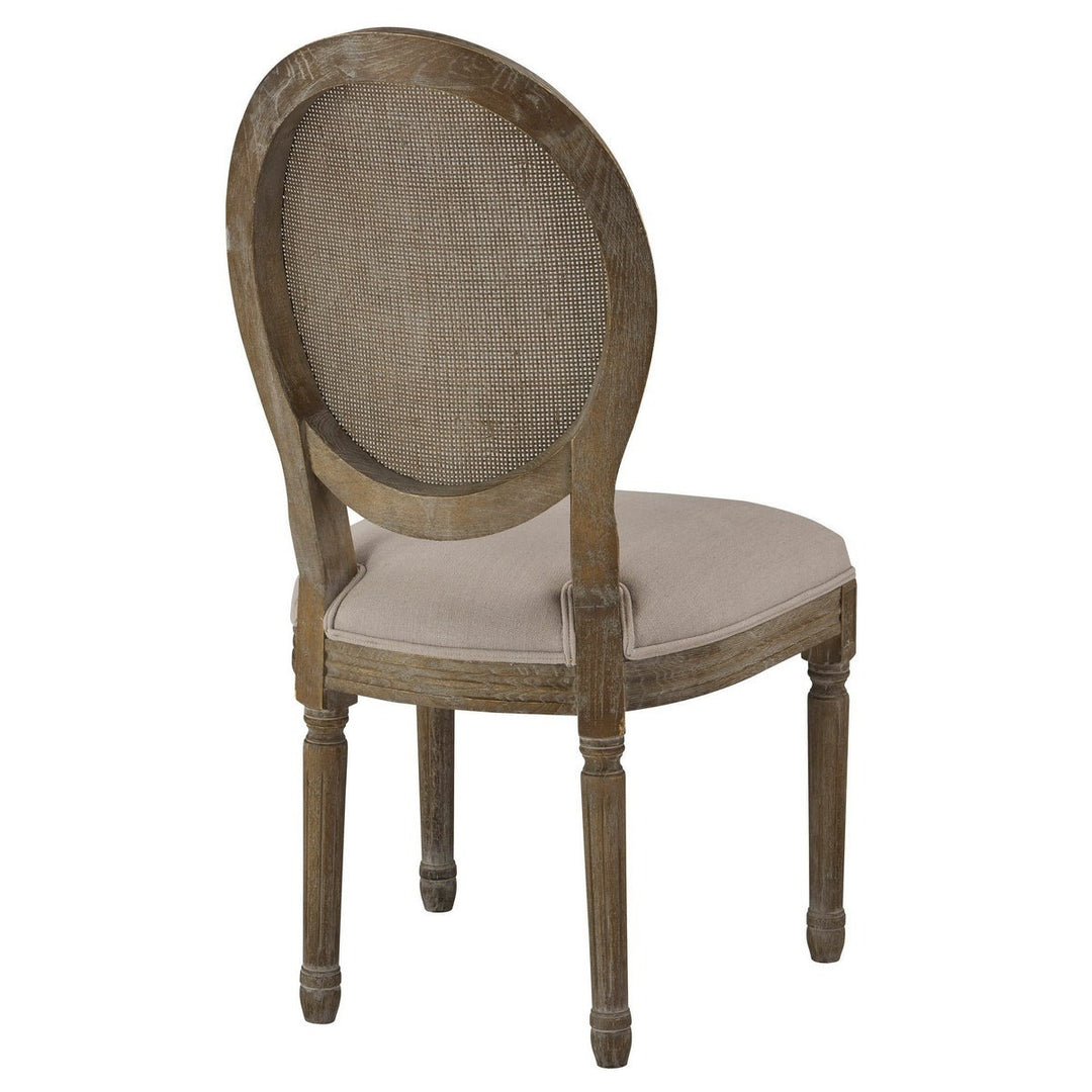 -Round Mesh Back Maxwell Side Chair (Gray)