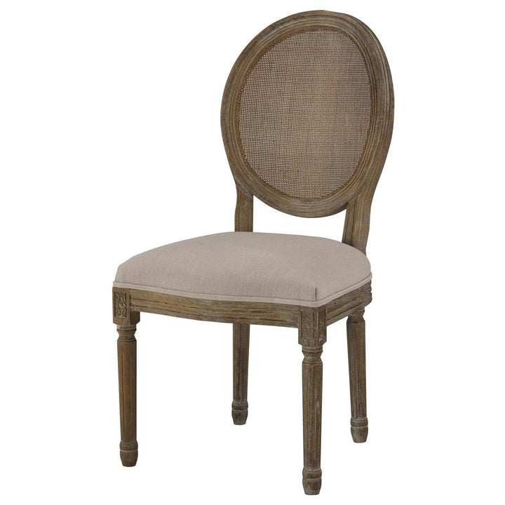 -Round Mesh Back Maxwell Side Chair (Gray)