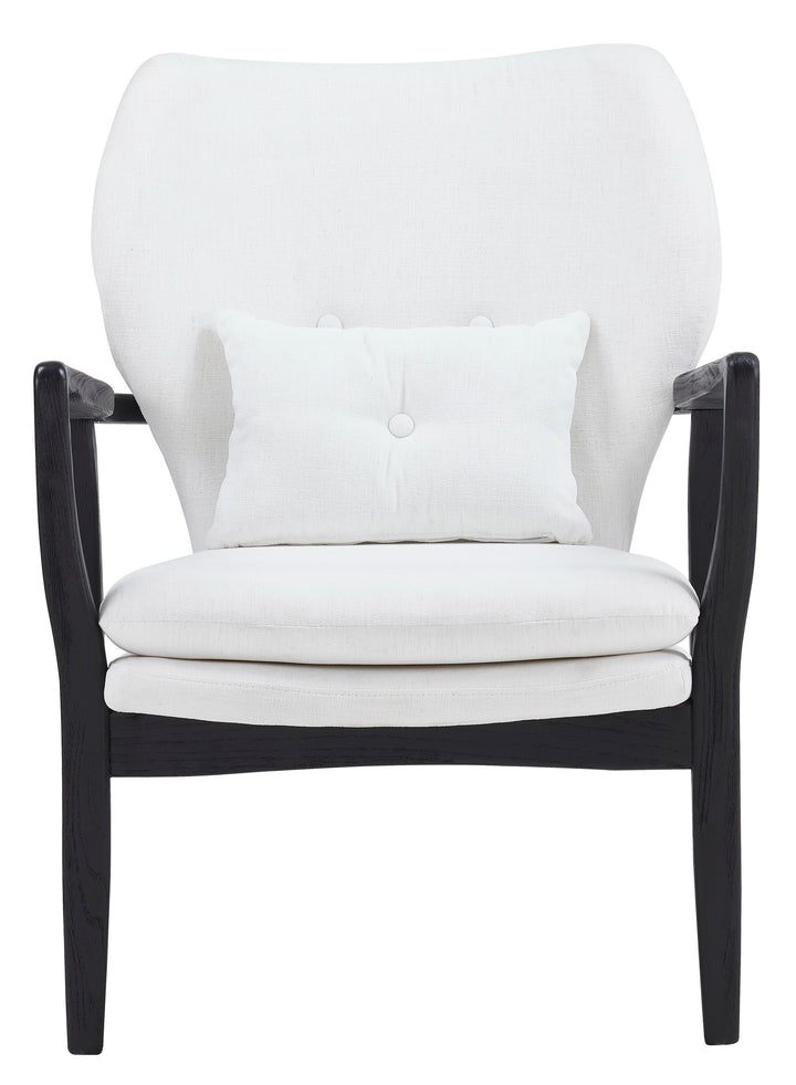 -GEORGIA CHAIR-BLACK (WASHABLE WHITE)