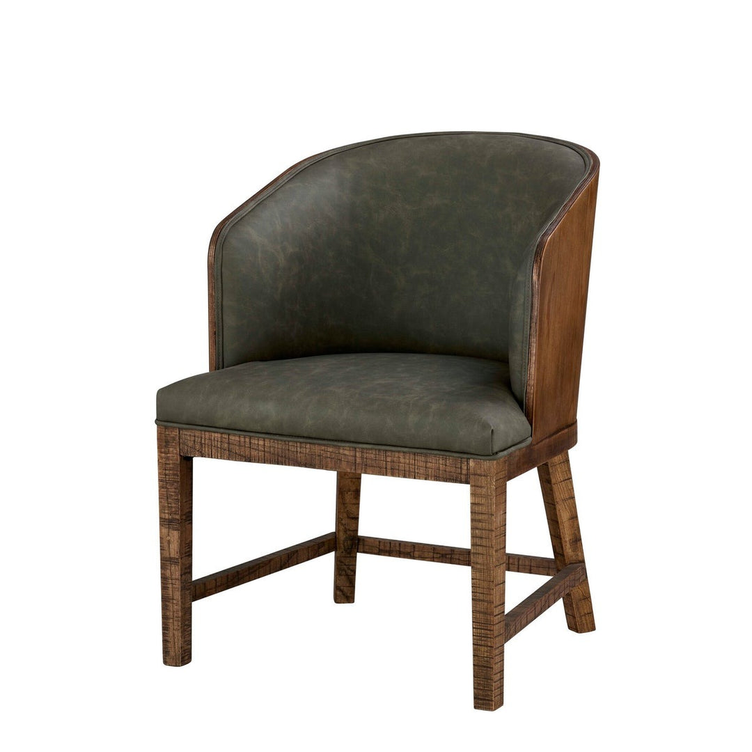 -Copley Side Chair (Moss PU)