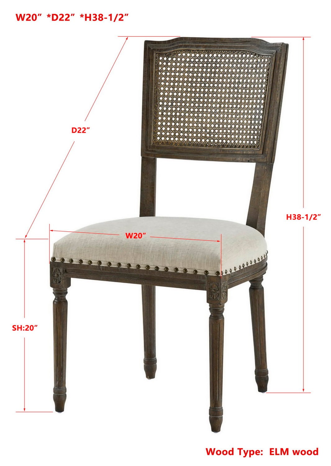 -*Camille Side Chair