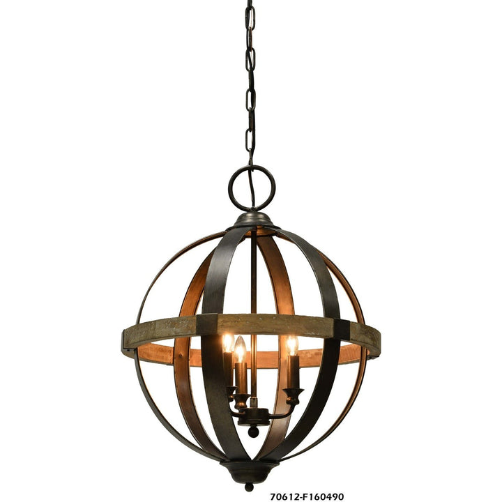 Bryant 3-Lt Chandelier