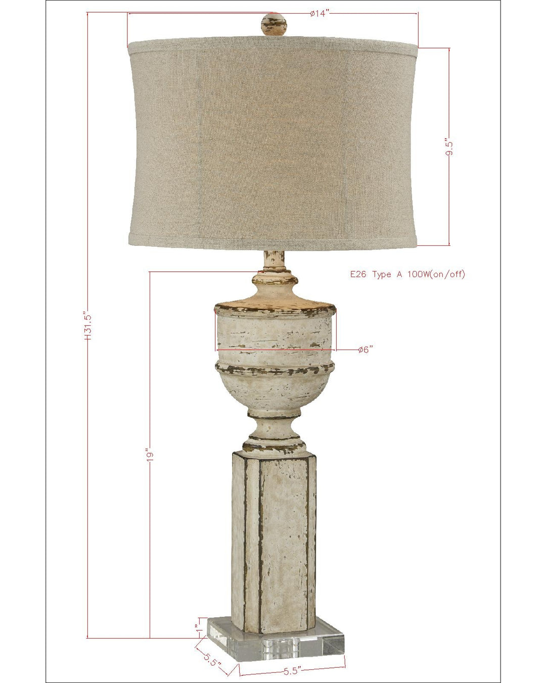 Carmen Table Lamp