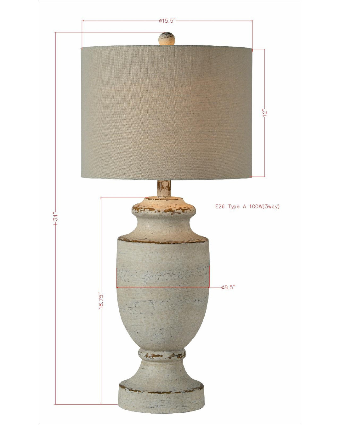 Barb Table Lamp