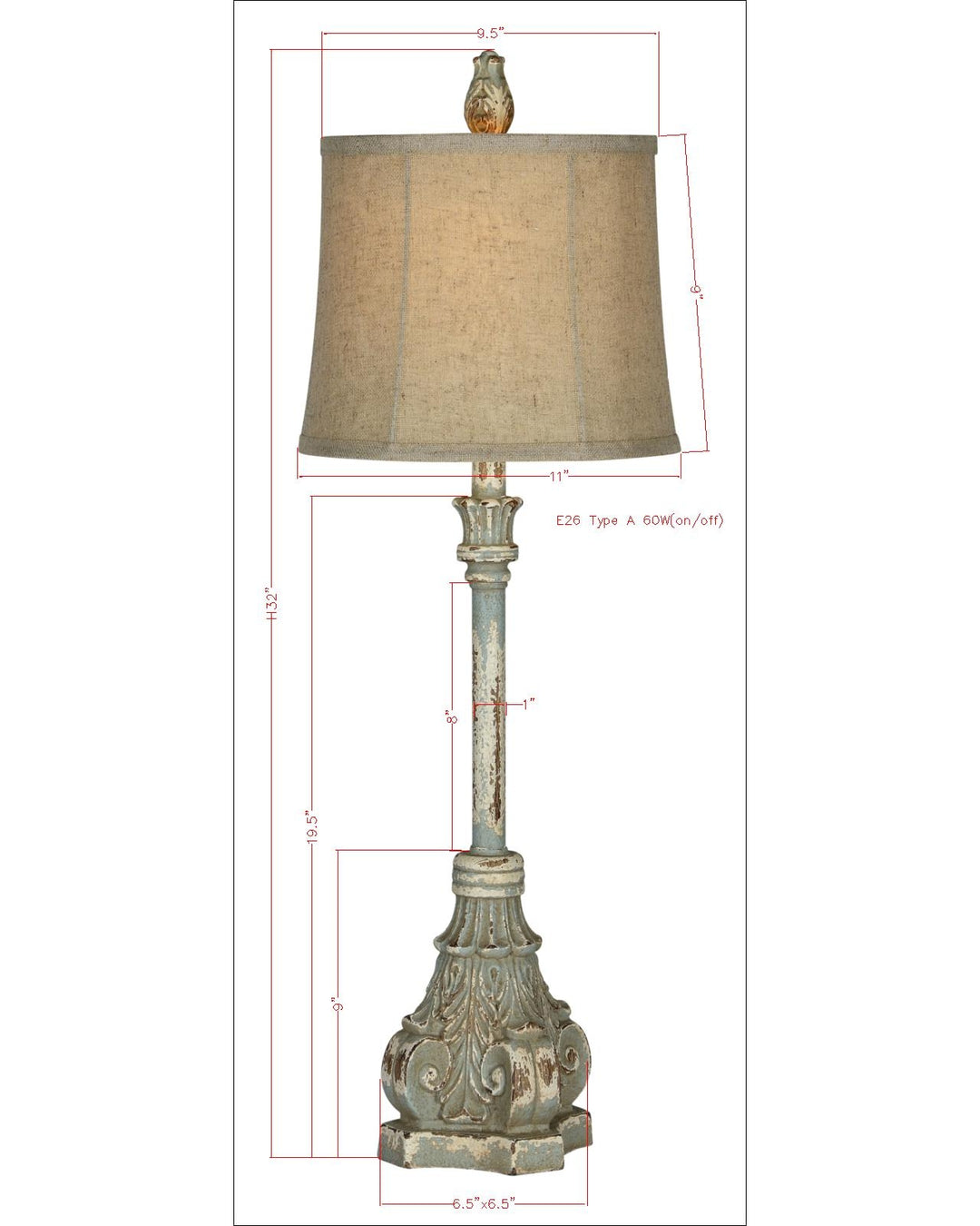 Rita Buffet Lamp