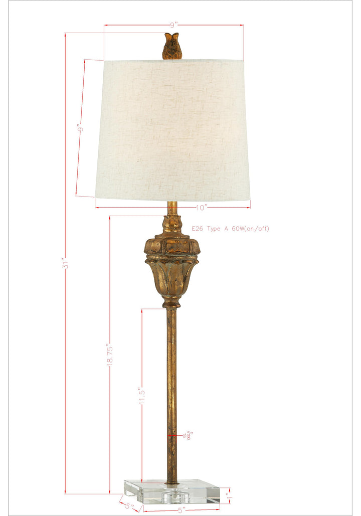 Stephanie Buffet Lamp