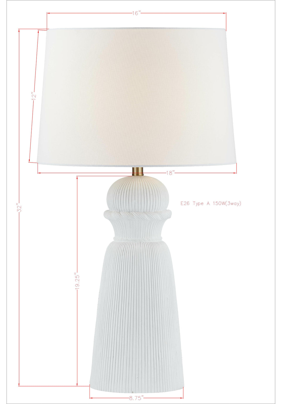 *Lewie Table Lamp