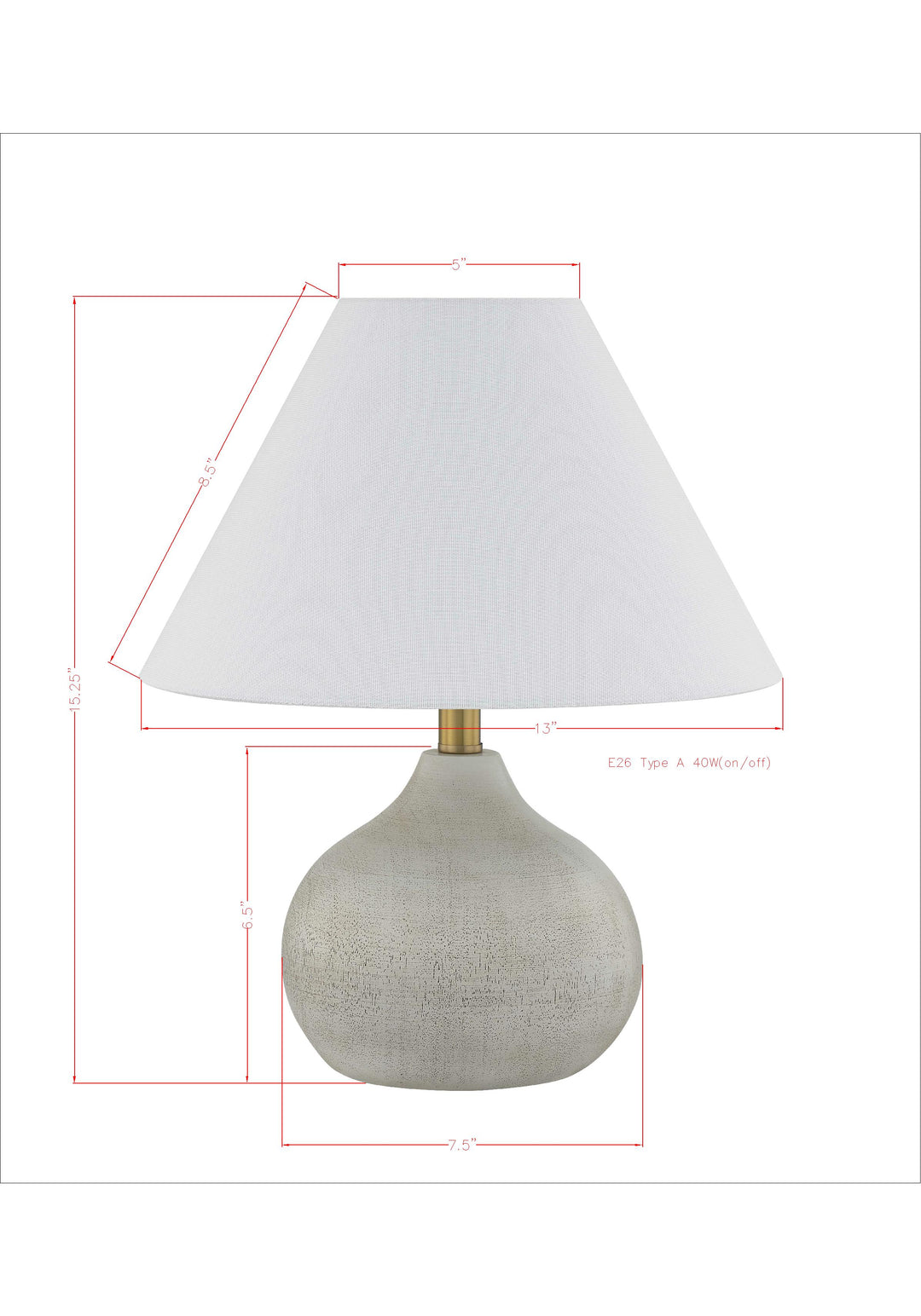 Hayden Table Lamp