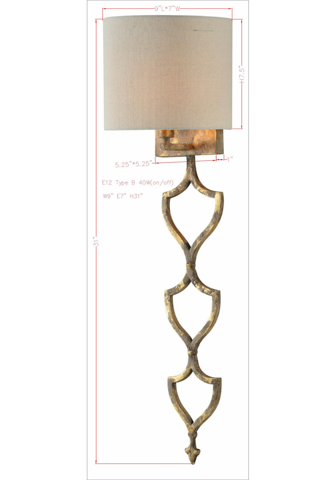 Jewel Sconce