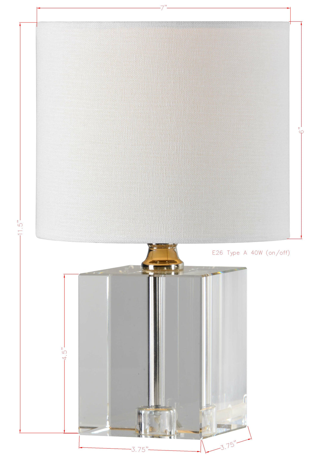 Sloane Crystal Lamp