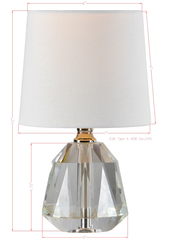 Slade Crystal Lamp