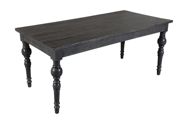 -RECTANGLE TABLE-BROWN WASH